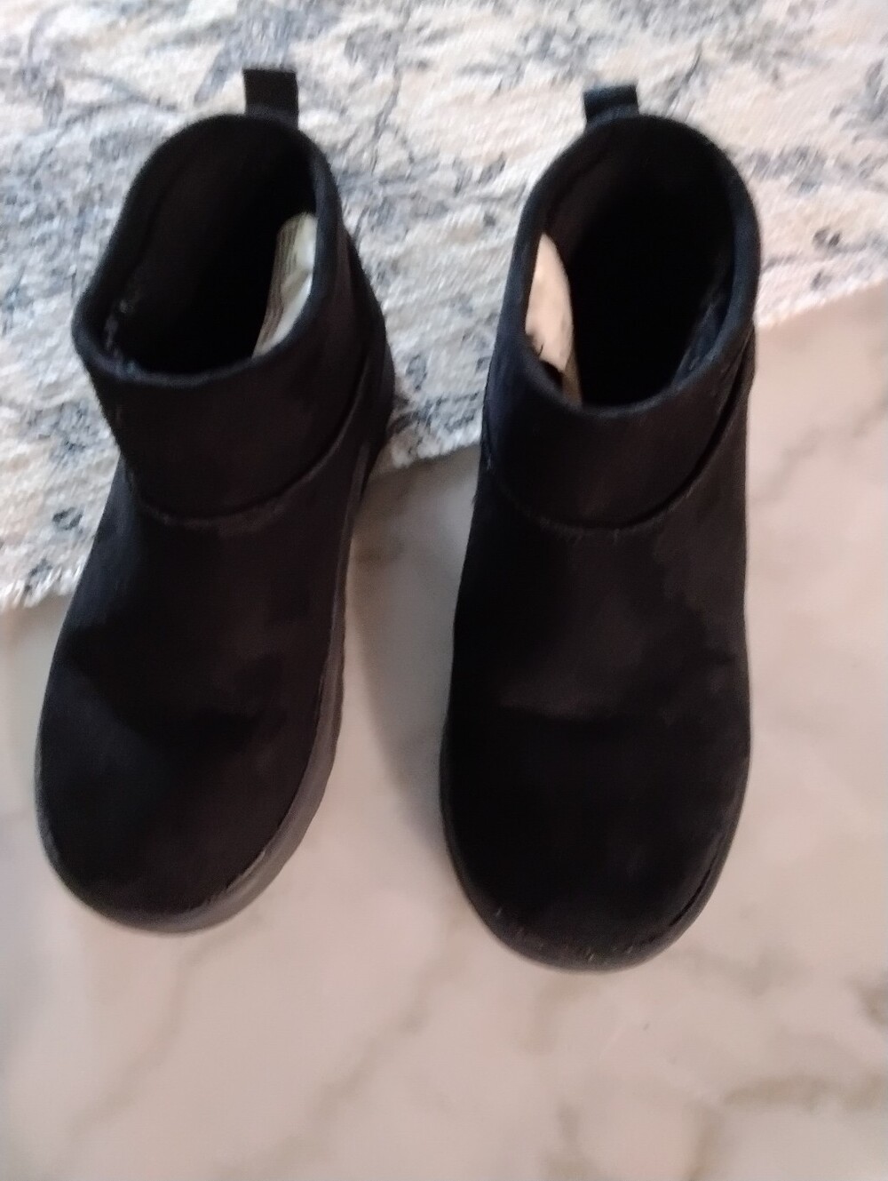 Girls Black Booties